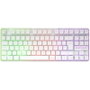 Mars Gaming MCPWTKL Pack Gaming Inalámbrico Blanco (Teclado TKL, Ratón y Alfombrilla)